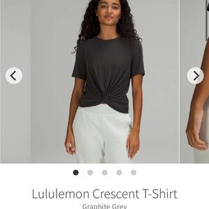 Lululemon crescent t-shirt